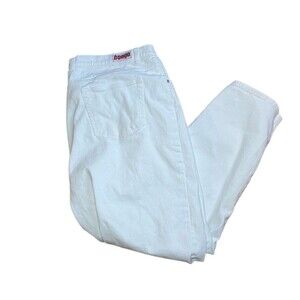 Vintage Bongo Size 24W White High Rise White Denim Straight Leg Women’s Jeans